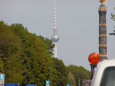 Victory tower and radio tower berlin.