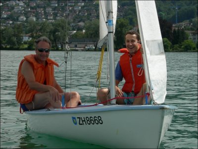  2007: August, Switzerland, Lake Zurich (work event)