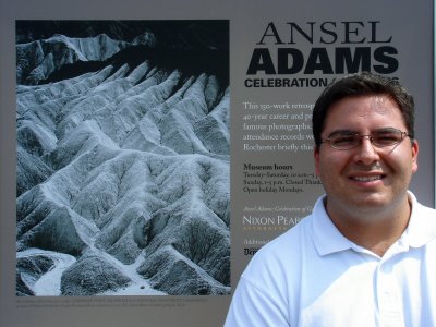 En la exposicin de Ansel Adams