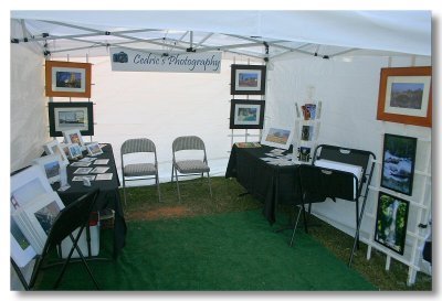 My Booth at the Folsom Gourd & Art Festival