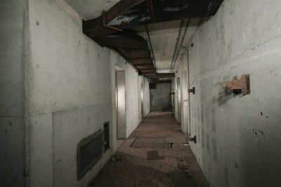 Fort Barry Switchboard Room hall