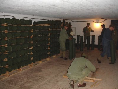 Magazine for 6-inch charges, Btry Gunnison, Fort Hancock, Sandy Hook, Gateway NRA.