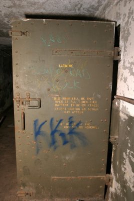 Before: Officers' latrine door 2006