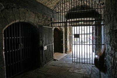 Edinburgh Castle.1700s prison cellblock