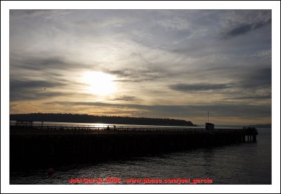 People fishing and ignoring the view