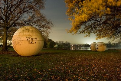 Billard balls. Muenster, Germany