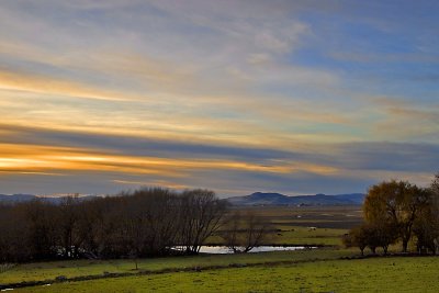 Looking northwest from Honeyville, Utah