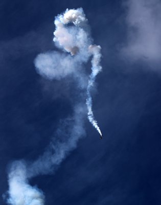 Frecce Tricolori - with smoke