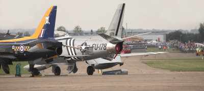 On the apron