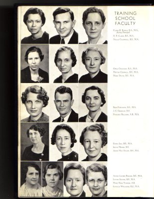 Training School Faculty - 1938