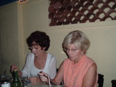 Paula Sharpe Thetford and June Voss.