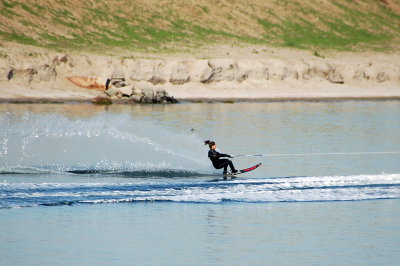 Mission Bay water-skier