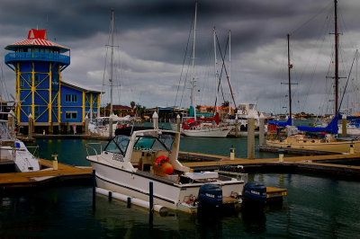 Storm Approaching Harbour