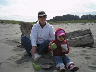 Astrid's first camping trip with us