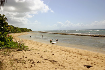 La playa frente Ababor, Vieques