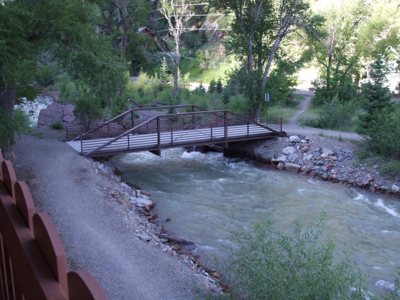 F1072 Bridge  River behind our room.JPG