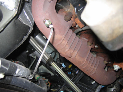 Temperature probe mounted.