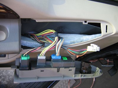 Remove the connections from control panel.