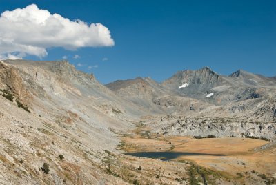 Gallison Lake from Vogelsang Pass