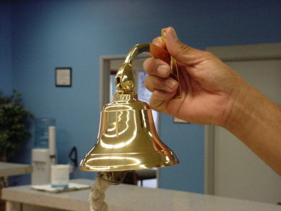 bell at the boat yard