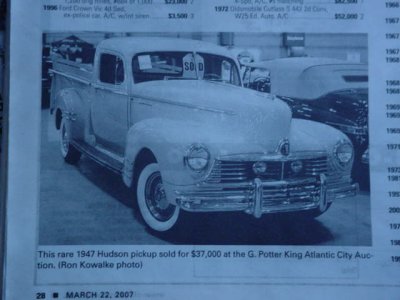 1947 Hudson pickupOld Cars Weekly News