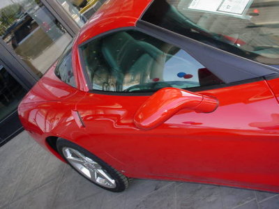 red 2007 Corvette Coupe