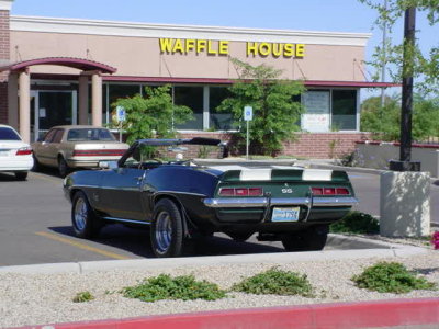 1967 green Camaro