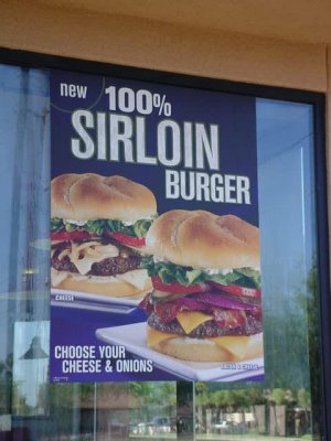 100% Sirloin Burger