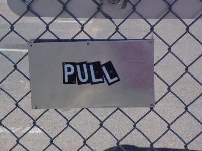 PULL, I PUSHED & COULD NOT GET OUT