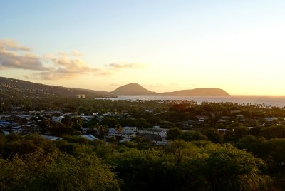 Koko head and crater at sunrise