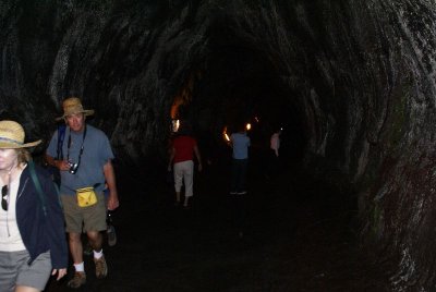 Inside Thuston lava tube