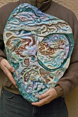 Tidepool series: Ceramic Sculpture by Norman Rich