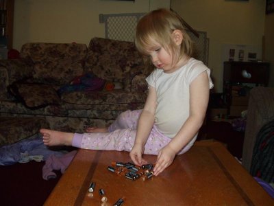 Jess is sort of erly when she plays