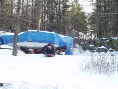 Sleding at dave's