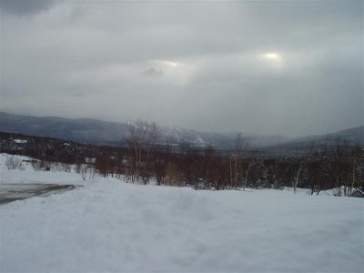 looking out from the base of Mt. Washington