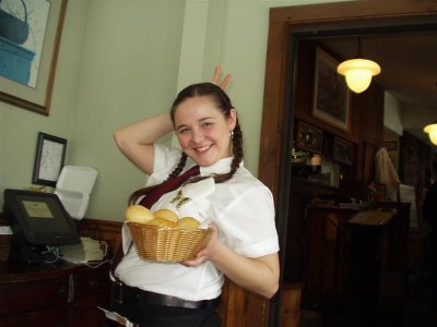 A very funny waitress