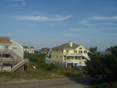 Some of the surrounding homes behind the waterfront houses