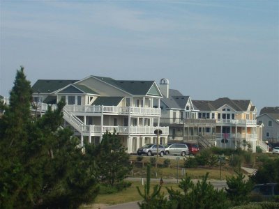 Some of the surrounding homes behind the waterfront houses