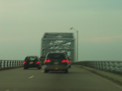 on bridge