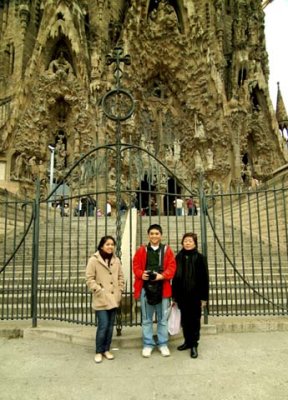 At the gate