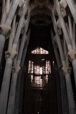 Inside of La Sagrada Familia