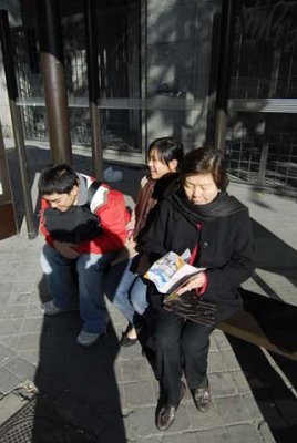 Waiting for the bus