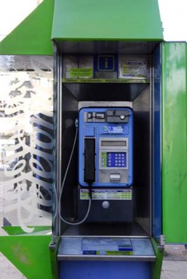 Telephone in Blue and Green