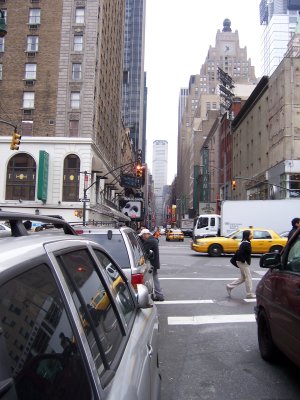 Typical Manhattan intersection