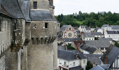 View from Langeais castle