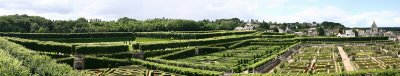 Villandry - garden panorama