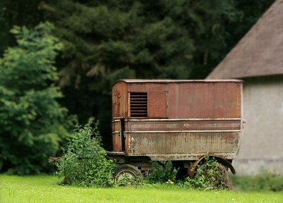 Cheverny - in the backyard