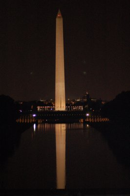 094.jpg  Washington Monument and Reflecting Pool at night