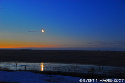 Mid March Moonset