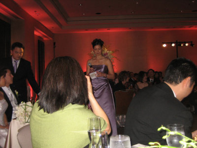 Kim's matron of honor speech